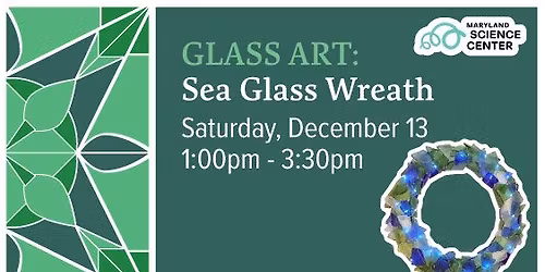 Glass Art: Sea Glass Wreath
