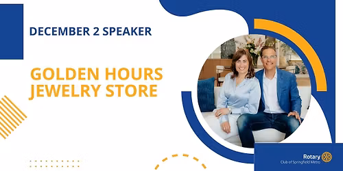 Weekly Speaker Series - Golden Hours Jewelry Store