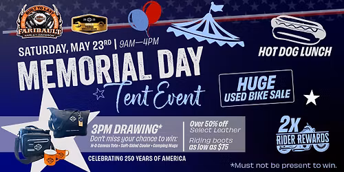 Memorial Day Tent Event