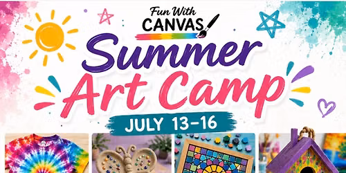 4 day summer camp at Fun With Canvas!