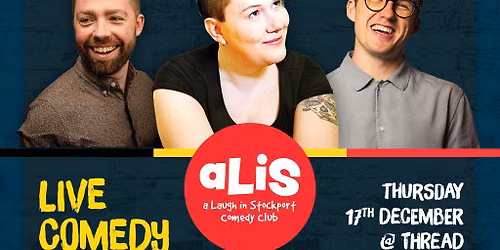 A Laugh In Stockport Comedy Club - December