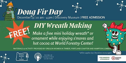 Doug Fir Day: FREE Holiday Wreath Making Event