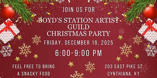 Boyd\u2019s Station Artist Guild Christmas Party