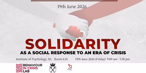 Solidarity as a Social Response to an Era of Crisis - 2026 Behaviour in Crisis Lab Annual Conference