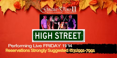 High Street are back at Goccia D'Oro II