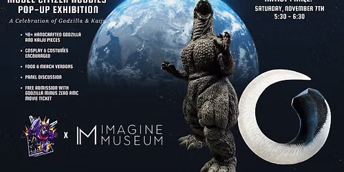 Godzilla & Kaiju Celebration at Imagine Museum | November 3\u20138, 2026