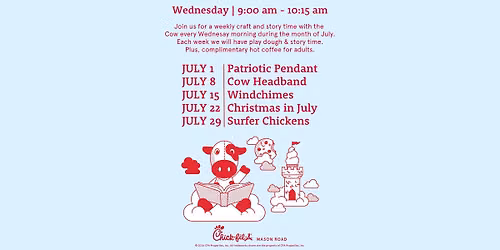July Crafts & Cow