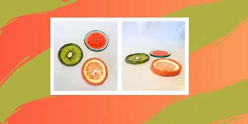 SIP & SCULPT - Fruity Coasters