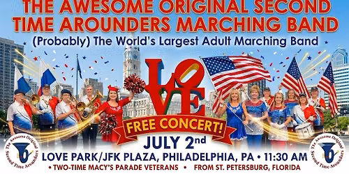 Free Marching Band Concert At Love Park\/JFK Plaza