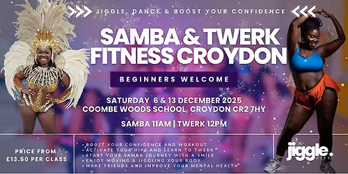 December Samba & Twerk Dance Fitness Classes  in Croydon
