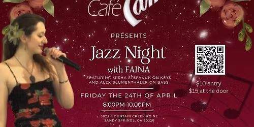 Jazz Night at Caf\u00e9 I Am