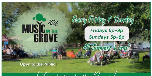 2026 Summer Music in the Grove featuring The Clerks