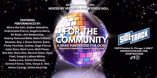 For The Community - A Drag Fundraiser for OCAD
