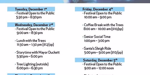 PMS Festival of Trees