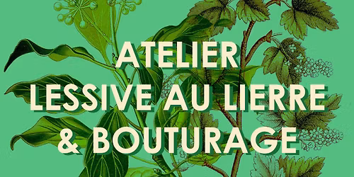 Atelier lessive au lierre DIY et bouturage petits fruits