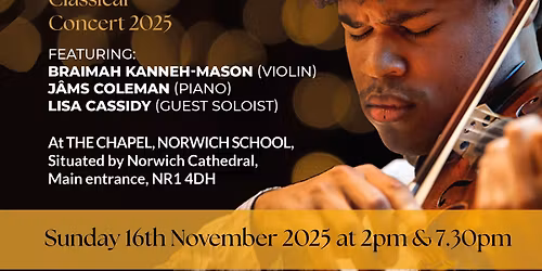 Braimah Kanneh-Mason in concert with Lisa Cassidy