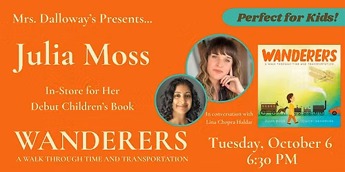 Julia Moss' WANDERERS In-Store Event and Book Signing