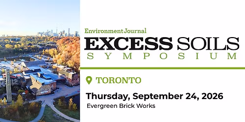 Excess Soils Symposium Toronto 2026