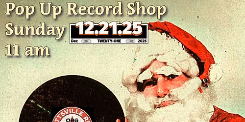 Last Pop-Up Shop Of 2025!