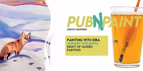 Smoke BBQ and Bar Paint Night with PubNPaint Jan 14th