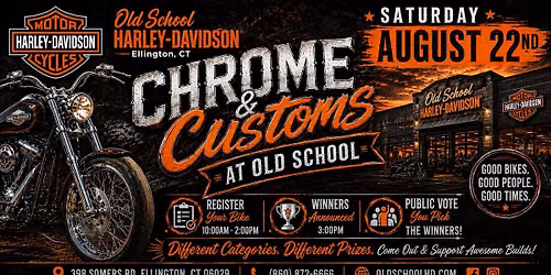 Chrome & Customs at Old School