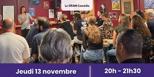 Soir\u00e9e stand-up \/ humour \ud83c\udfa4\ud83d\udd25