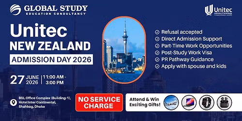 Unitec New Zealand Admission Day 2026