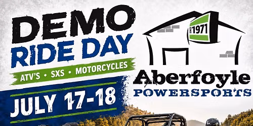 DEMO DAYS @ ABERFOYLE POWERSPORTS