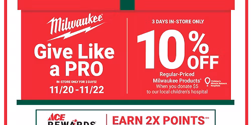 Milwaukee Give Like A Pro Event