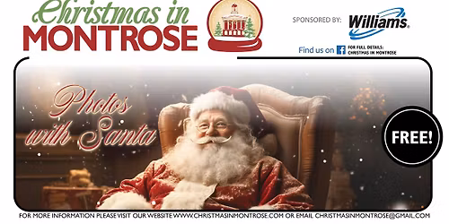 Free Photos with Santa : Sponsored by Williams 