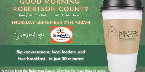 Good Morning Robertson County