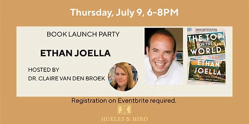 Ethan Joella Book Launch Party at Huxley & Hiro