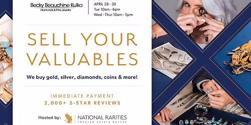 Buying Event - Jewelry, Collectibles, & Rarities