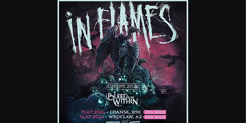 IN FLAMES | BLEED FROM WITHIN | 15.07.2026 | Gda\u0144sk 