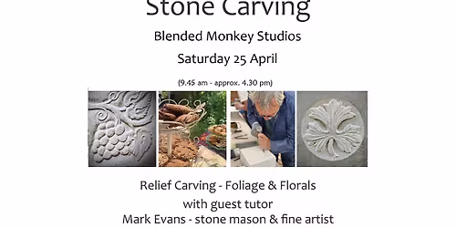 Stone Carving - Relief Foliage And Florals