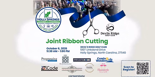 October Joint Ribbon Cutting with the Holly Springs Chamber of Commerce