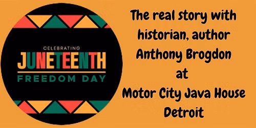 Anthony Brogdon, historian will talk about what ended slavery in America