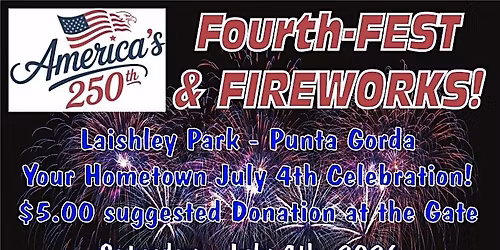 Fourth-Fest & Fireworks 2026- Punta Gorda,FL