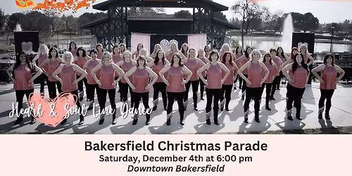 Heart & Soul Line Dancers at the Bakersfield Christmas Parade