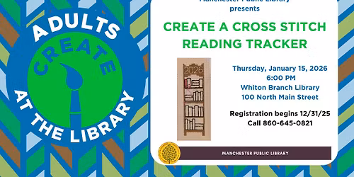 Create a Cross Stitch Reading Tracker (ADULTS; REGISTRATION STARTS 12\/31\/2025)