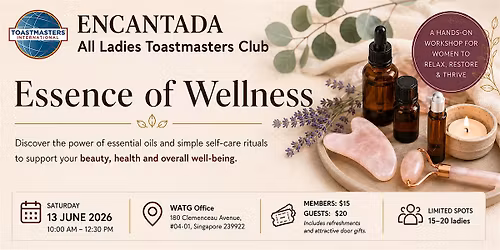 Essence of Wellness: A Self-Care Workshop for Women