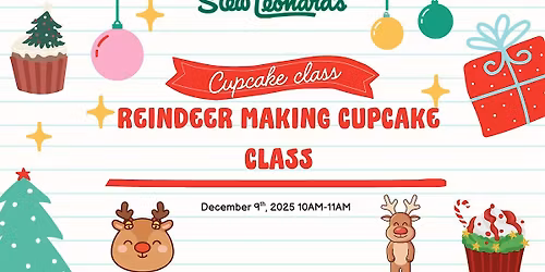 Reindeer Cupcake Making Class