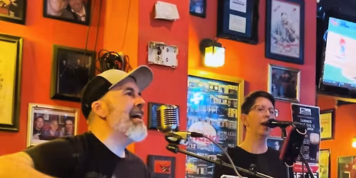 Upright Dogs play the patio at Evviva Trattoria!