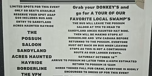 The possum fall crawl