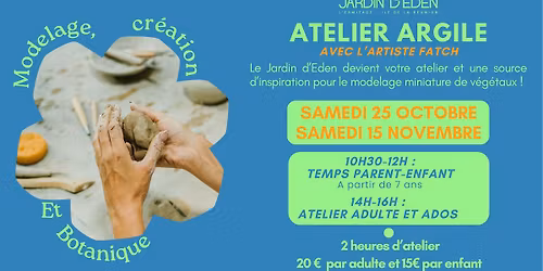 Atelier Argile (auto-durcissante)