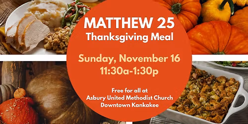 Matthew 25 Thanksgiving Meal
