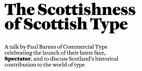 The Scottishness of Scottish Type (Edinburgh)