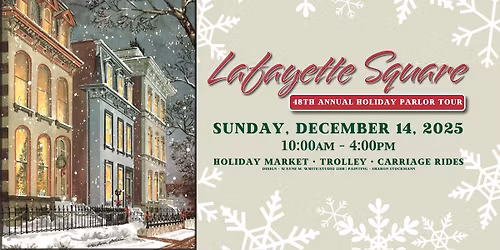 2025 Lafayette Square Holiday Parlor Tour & Market
