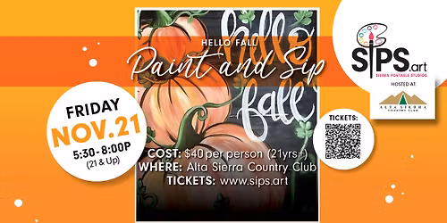 Paint & Sip | Alta Sierra Country Club