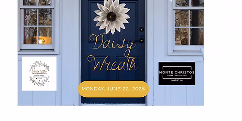 Summer Daisy Wreath Workshop with Bella Mae